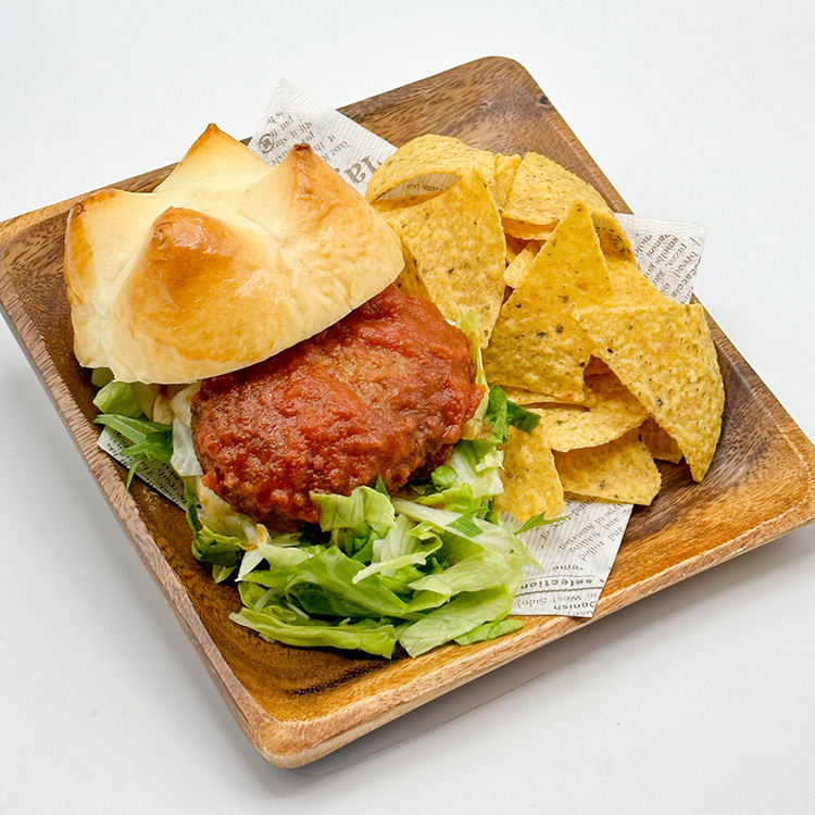 オリジナルヘソパンバーガー